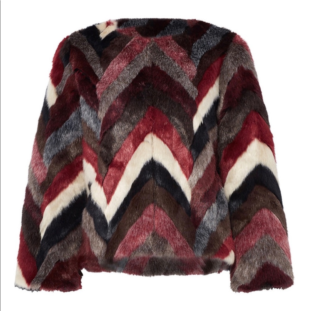 Waverly Grey Faux Fur Jacket